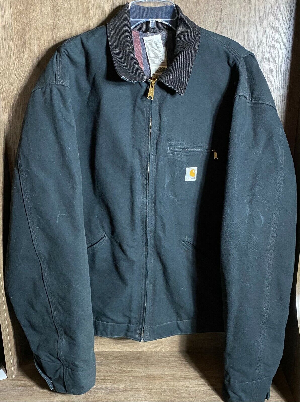 carhartt detroit jacket small blk