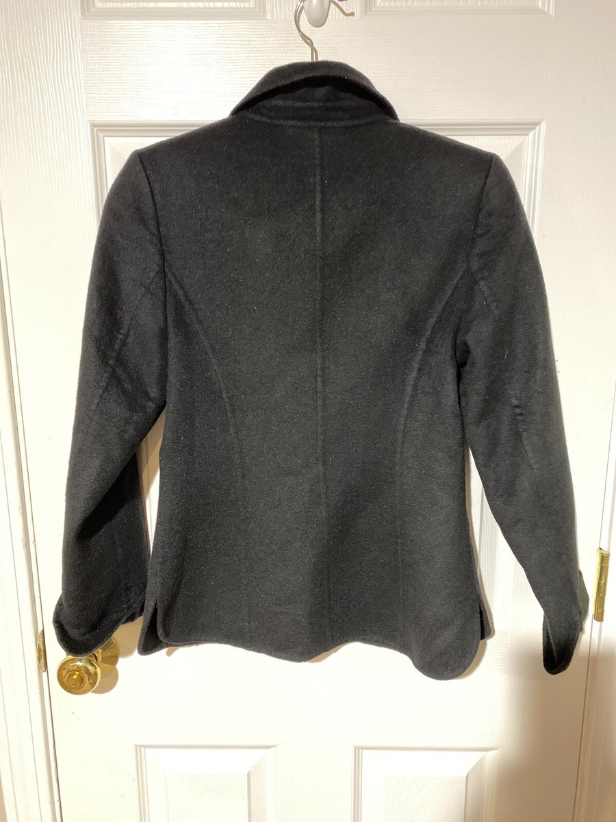 ESCADA シルバー装飾付きグレーブレザー Escada Women's Cashmere Wool Jacket Blazer Coat Size: 34 | eBay