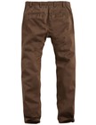 Match Mens Slim Tapered Flat Front Casual Pants 8025 Dark Brown#2 34W x 31L image_3