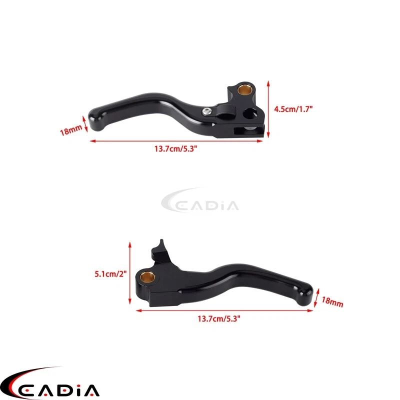 Brake Clutch Levers 2 or 3 Finger For Harley Dyna FXDL FXDS FXDB FXDC FXDX FXDF - Image 3 of 4