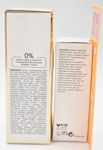 BYROE Basil Dark Spot Correcting Cream 1 oz + MURAD Rapid Dark Spot Serum .33 oz - Picture 4 of 5