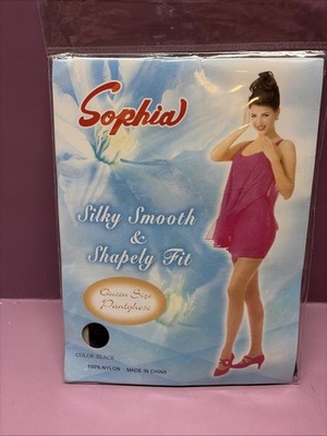 Sophia Super Sheer Pantyhose 165-250 Lb P1150 Black