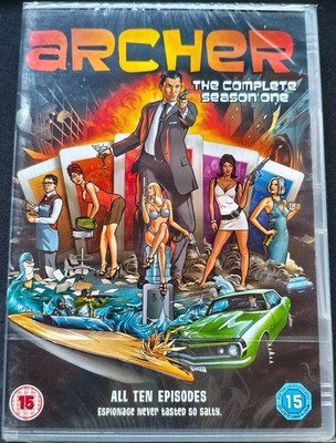 ARCHER The Complete Season One (2011) DVD All Ten Episodes NEU OVP