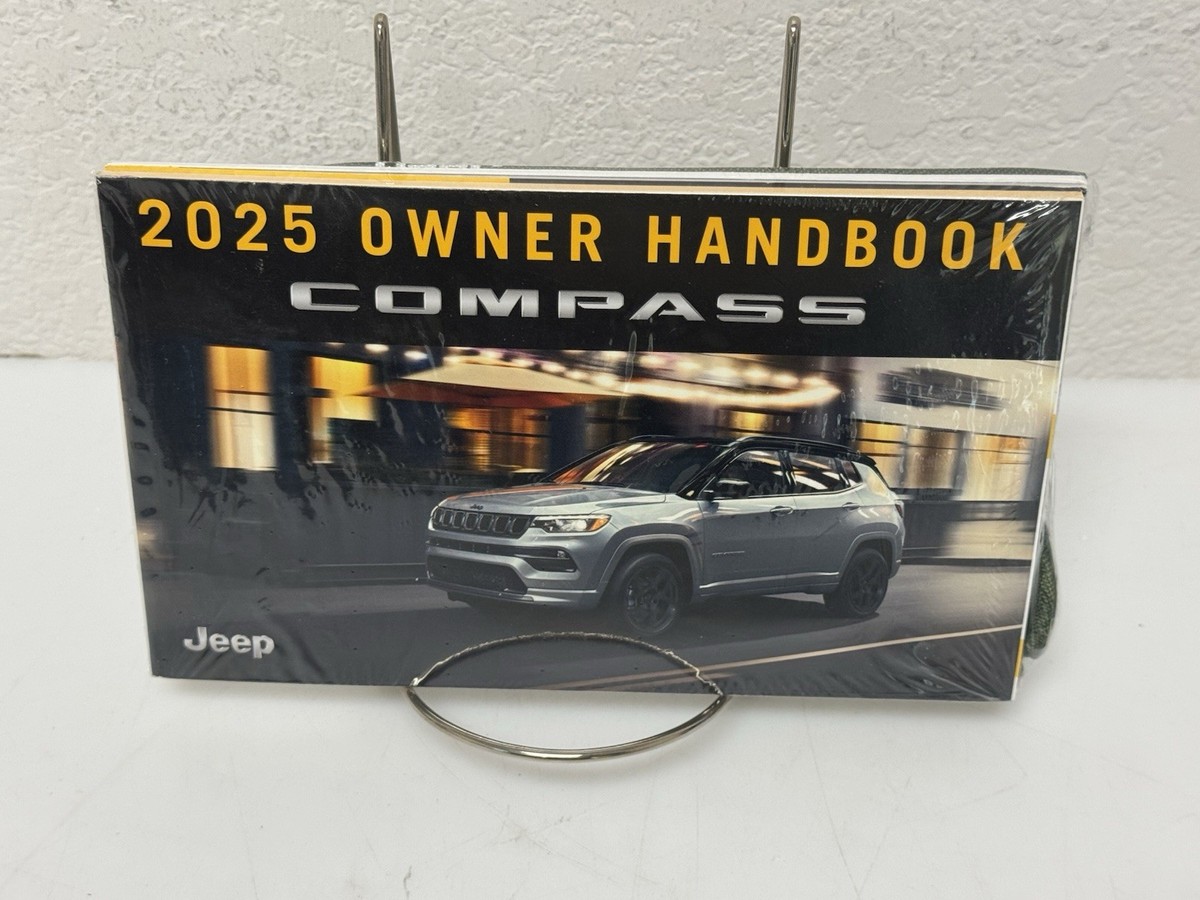 New Sealed 2025 Jeep Compass Owner's Manual Kit - P/N