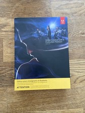 NEW - Adobe Creative Suite 6 Production Premium French Teacher and Student 