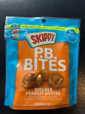 Skippy PB Bites Double Peanut Butter 6 oz  5g Protein