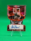 Larry Bird 2024 Leaf Press Pass Net Burners Red Cracked Ice Auto /4 NB-LB1 HOF