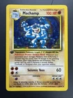 1999 Pokemon 1st Edition Holo-Rare Machamp 8/102 Base Set! LP/MP-Bright Colors!