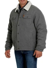 Cinch Western Jacket Mens Trucker Concealed Carry XL Gray MWJ1074003