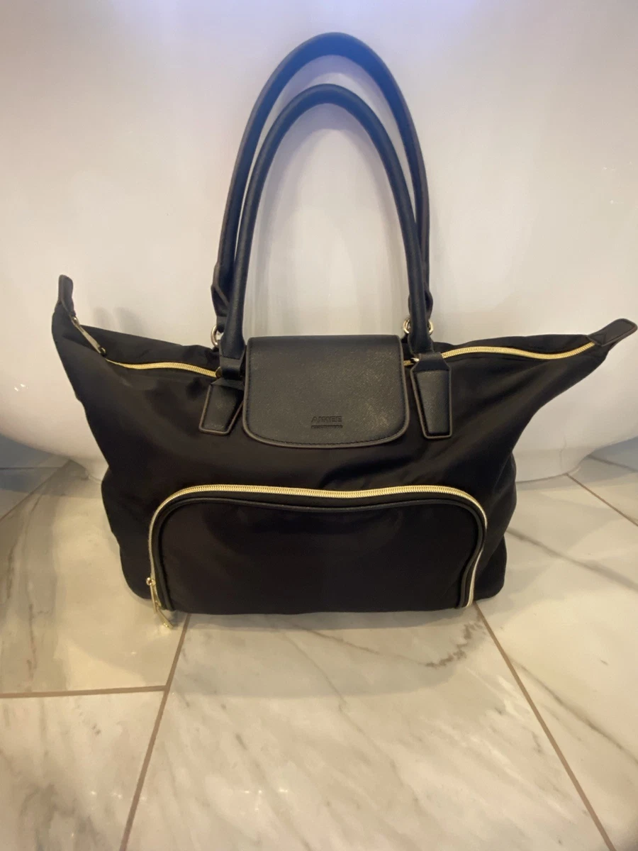 aimee kestenberg florence quilted travel tote bag Chalk All For Love Convertible Top Zip Designer Leather Handbag For Women Multiple exterior and interior pockets I'll tell what we want,