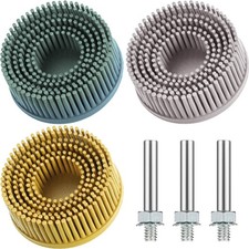 Bristle Disc 3 Pieces Coarse 2 Inch Removal Disc Set