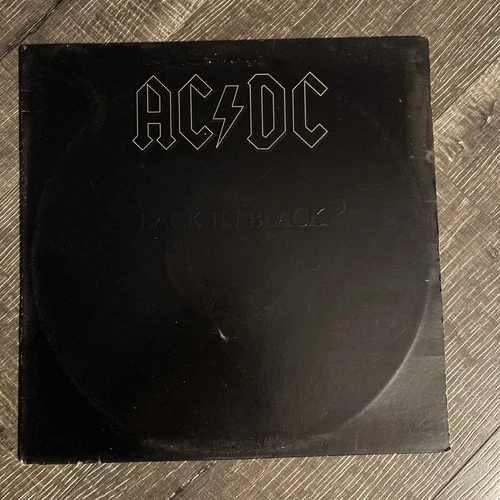 AC/DC Back In Black Vinyl LP Record 1980 Atlantic SD-16018 Picture Inner (S3)