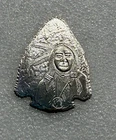 Rare Arrowhead Shaped .999 Silver 1 oz Bar ~ Indian / Native American