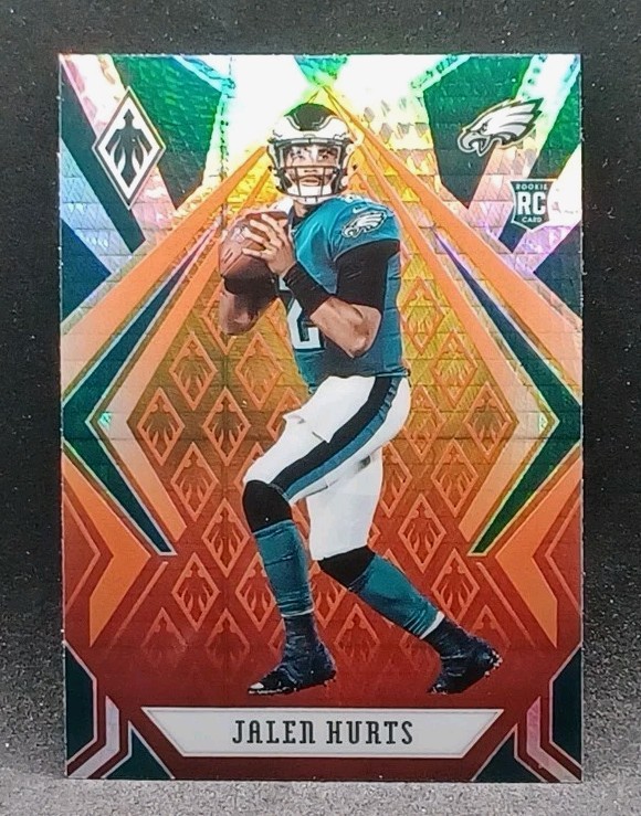 2020 Panini Phoenix Fire Burst #114 Jalen Hurts RC