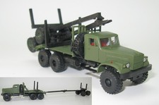 KrAZ-255L fahrzeug für Holztransport 1970 Militar NVA UdSSR - 1:87 H0