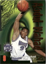 1998-99 SKYBOX Z-FORCE TARIQ ABDUL-WAHAD SACRAMENTO KINGS RC #148