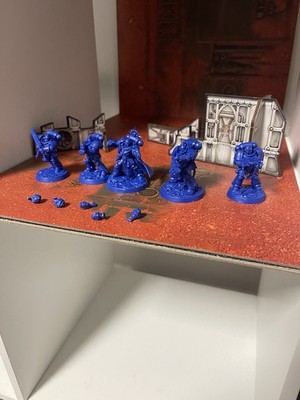 WARHAMMER40K Space Marine Squad Unpainted Assembled But Not Glued