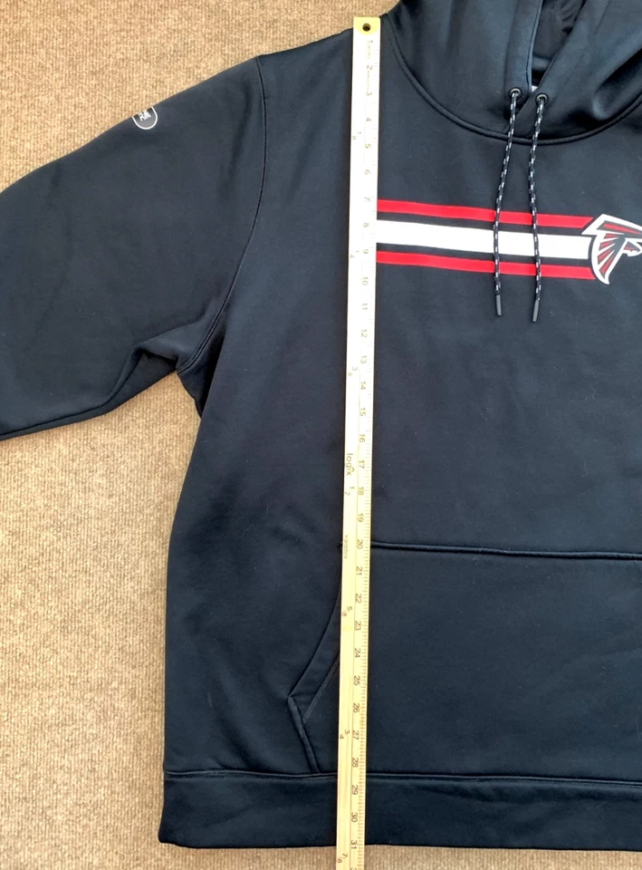 Under Armour Atlanta Falcons Hoodie Mens 3XL NFL Combine Loose Fit Performance - Image 3 of 4