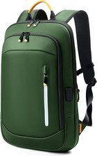 Slim Laptop Backpack for Men, 15.6 Inch Business Travel Backpack with USB Chargi