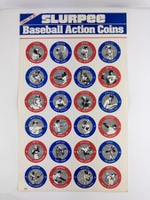 1984 Slurpee Baseball Action Coins Sheet - Tom Seaver, Cal Ripken Rich Gossage