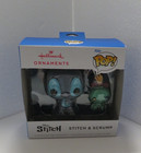 New Hallmark Disney Stitch and Scrump Funko POP! Ornament - 2 Ornaments in Box — photo 1