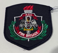 ACT Fire Brigade Rescue Australia Fire Patch Vintage