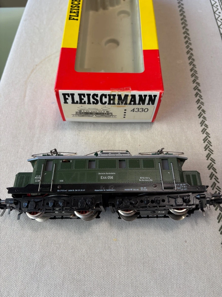 ANCIEN TRAIN ÉLECTRIQUE locomotive Fleischmann N E-Lok BR 103 118-6 DB