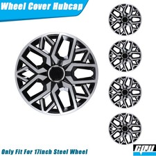 17 Black-silver Lacquer Wheel Covers Hub Caps For R17 Auto Tire Steel