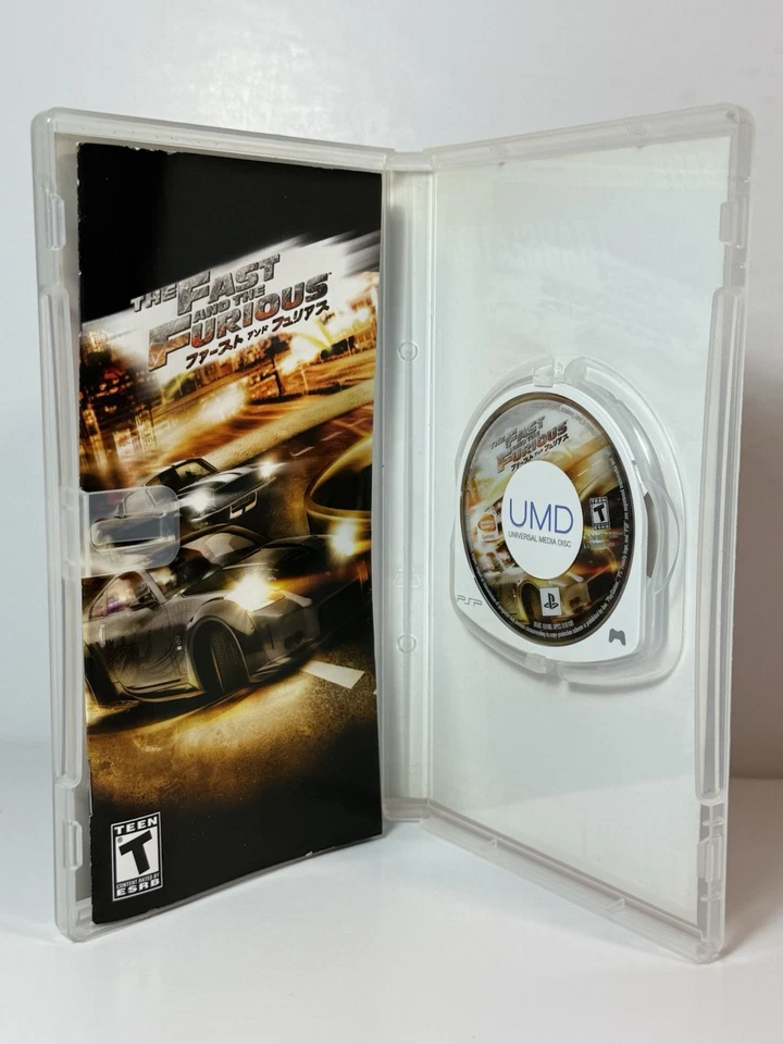 The Fast and the Furious (Sony PSP, 2007) CIB Complete w/ Manual Tested - Image 4 of 4
