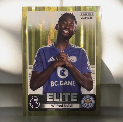 Panini Premier League 2025 Parallel Sticker Elite Gold Wilfred Ndidi