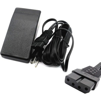 Sewing machine foot pedal compatible with multiple Bernette overlock models