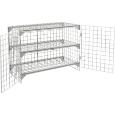 Global Industrial Wire Mesh Security Cage 48 x 24 x 36