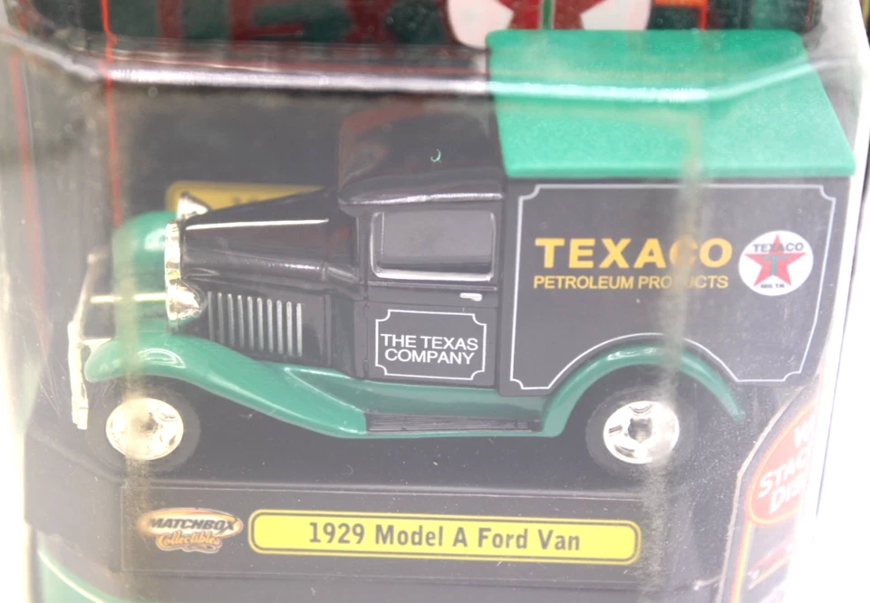 Camión de reparto Ford Matchbox Premiere Texaco 1929 modelo A negro/verde RR's Foto 3 de 4