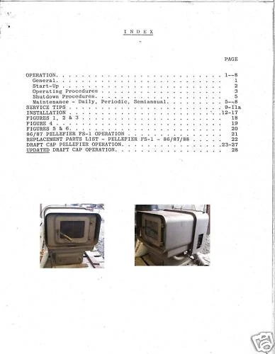 Pellefier Pellet Stove - Manual (PDF format only) | eBay
