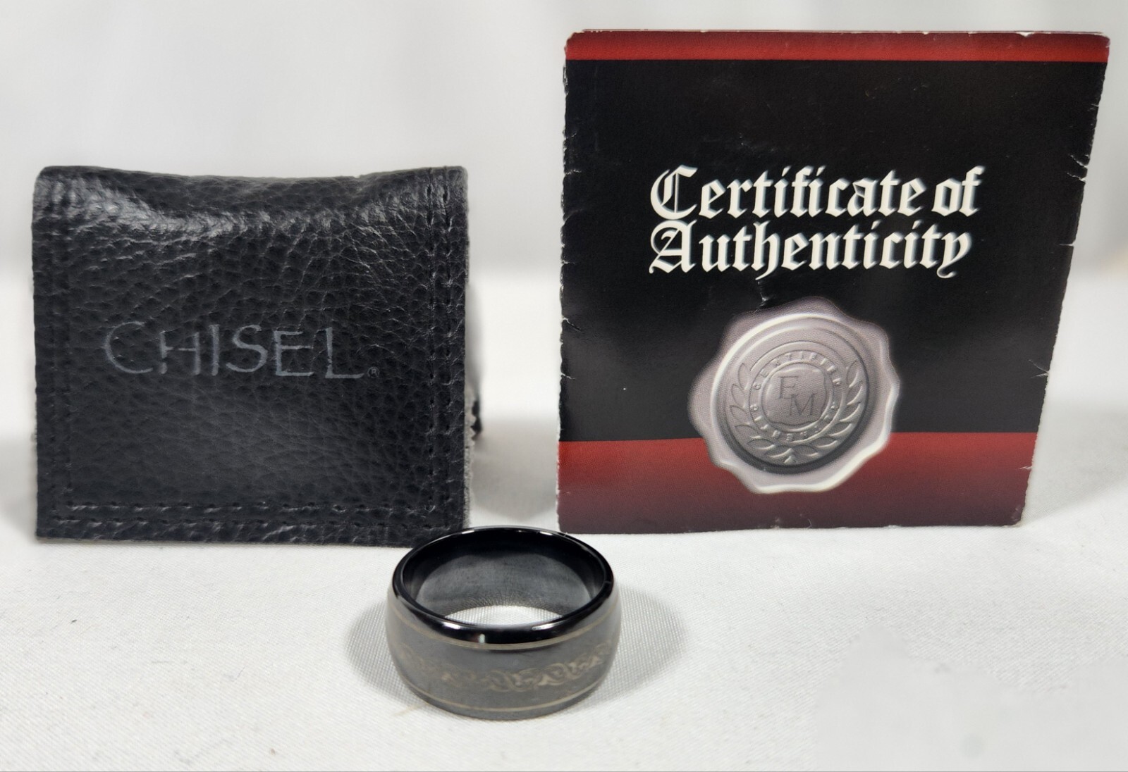 Chisel Solid Titanium Black Domed with Laser Celt… - image 2