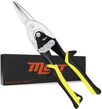10 Inch Straight Cut Tin Snip | Heavy Duty Chrome Molybdenum Snips