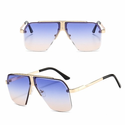 Fashion Designer Oversized Square Pilot Sunglasses Mens Women Outdoor Glasses - Picture 13 of 13