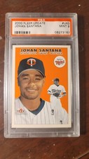 2000 Fleer Update Johan Santana #U43 PSA 9 Excellent