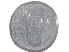 Footprint Stepping Stone Plaster or Concrete Mold 1083 Moldcreations