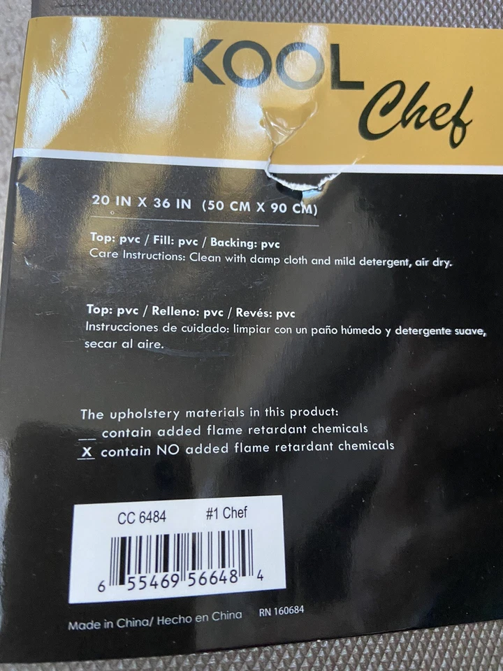 🔥🔥FINAL PRICE! #1 CHEF DAD Anti-Fatigue Kitchen Mat (still In pkg.) New-Mint - Image 3 of 3