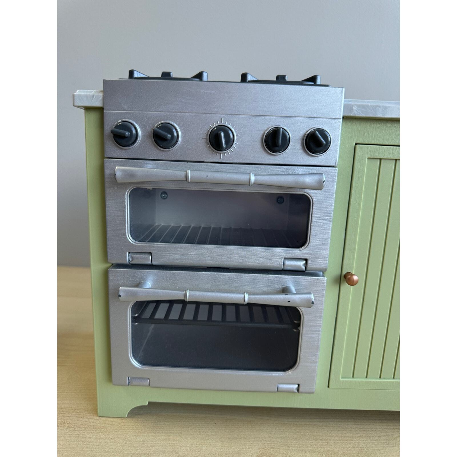American girl doll Blaire Farm Restaurant Kitchen Stove Green