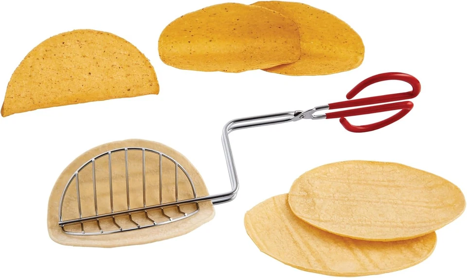 Taco Maker 压油炸塔可壳模具脆炸油炸锅厨房工具小工具 — 第 4/4 张图片