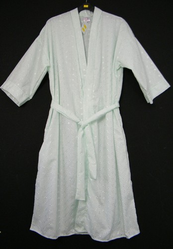 BRODERIE ANGLAISE DRESSING GOWN SEVERAL COLOURS SIZE 10-24 - Picture 21 of 35