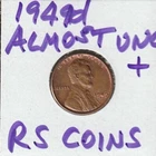 1949D  AU+  LINCOLN CENT ~ CHOICE ALMOST UNCIRCULATED  RS COINS #32527 free ship