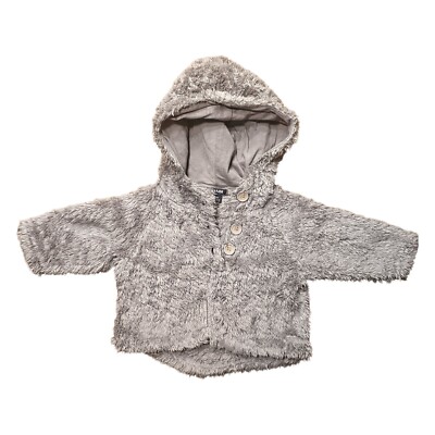 Sweet Baby Cuddly Hooded Jacket From Kiabi Size 1M 50 56 Newborn