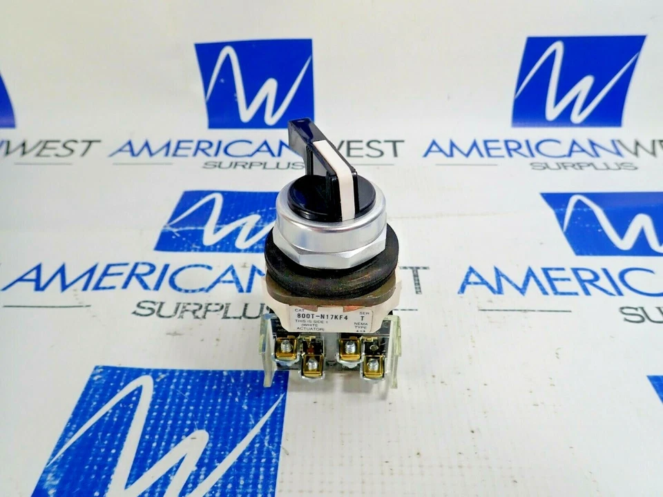 ПЕРЕКЛЮЧАТЕЛЬ СЕЛЕКТОР ALLEN BRADLEY 800T-N17KF4B 4 POS SER T ТИП 4,13 НОВЫЙ - Изображение 3 из 4
