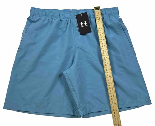 Under Armour Shorts UA Youth Boys Size L Blue Aqua Woven Graphic Short NEW $25 - Picture 4 of 9
