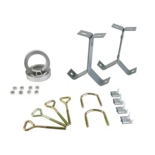 Chimney Antenna Mount Kit Y-Type Brackets, 18ft Straps, Bolts, Clamps