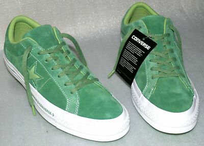 Converse 159816C ONE STAR OX Suede Leder Schuhe Sneaker 46,5 Green White Lemo