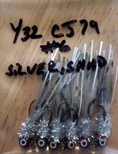Hand Tied Hackle Tail Crappie Jigs Made in The USA 1/16th Ounce #4 or 6 Hook New